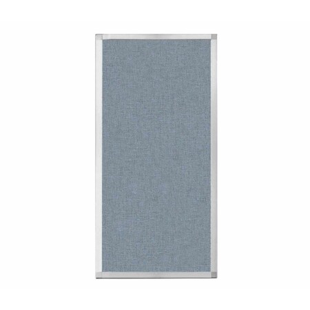 Versare Hush Panel Configurable Cubicle Partition 2' x 4' Powder Blue Fabric 1850204